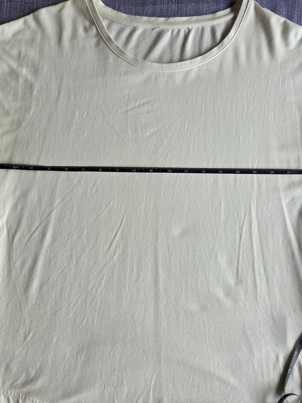 B.Young Women's Short Sleeve Crewneck Tee in Off-White